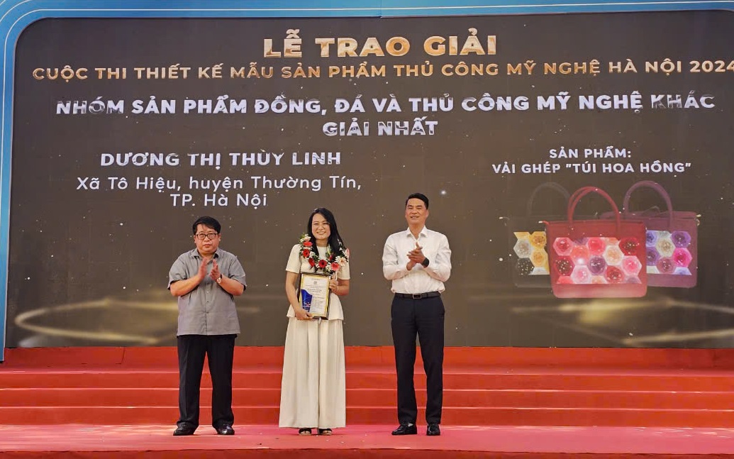 Tôn vinh giá trị làng nghề Hà Nội tại Cuộc thi thiết kế mẫu sản phẩm thủ công mỹ nghệ 2024