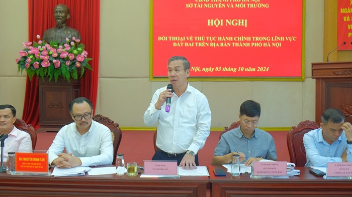 Hội nghị đối thoại tháo gỡ khó khăn trong thủ tục hành chính về đất đai tại Hà Nội