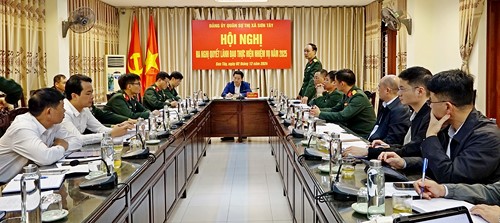 Đảng ủy Quân sự thị xã Sơn Tây quyết tâm lãnh đạo, thực hiện nhiệm vụ năm 2025