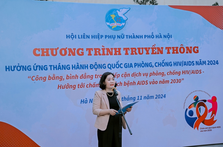 Hà Nội tích cực hưởng ứng Tháng hành động Quốc gia phòng, chống HIV/AIDS năm 2024