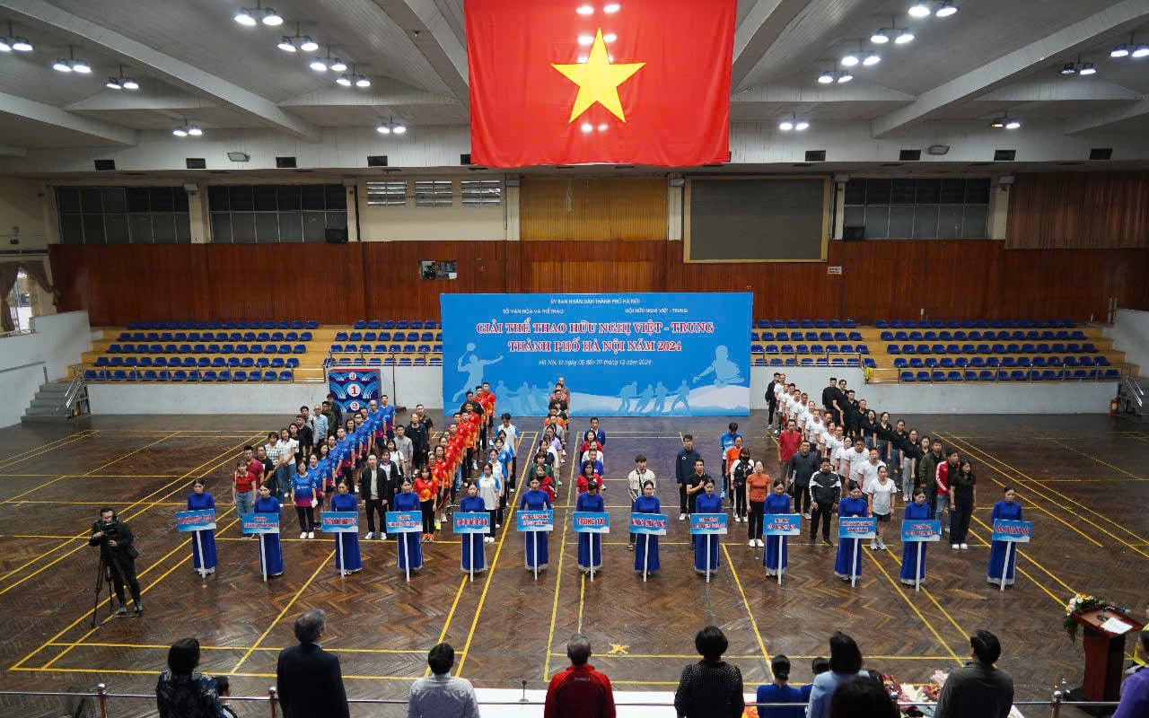Khai mạc Giải thể thao hữu nghị Việt - Trung 2024: Thắt chặt tình đoàn kết, hữu nghị