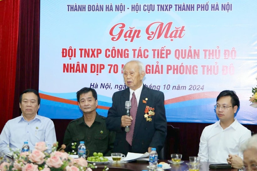 Gặp mặt Đội Thanh niên xung phong công tác tiếp quản Thủ đô: Tri ân những đóng góp thầm lặng