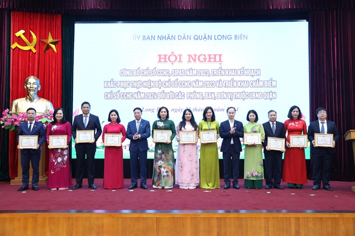 Quận Long Biên tổ chức hội nghị công bố chỉ số cải cách hành chính năm 2023