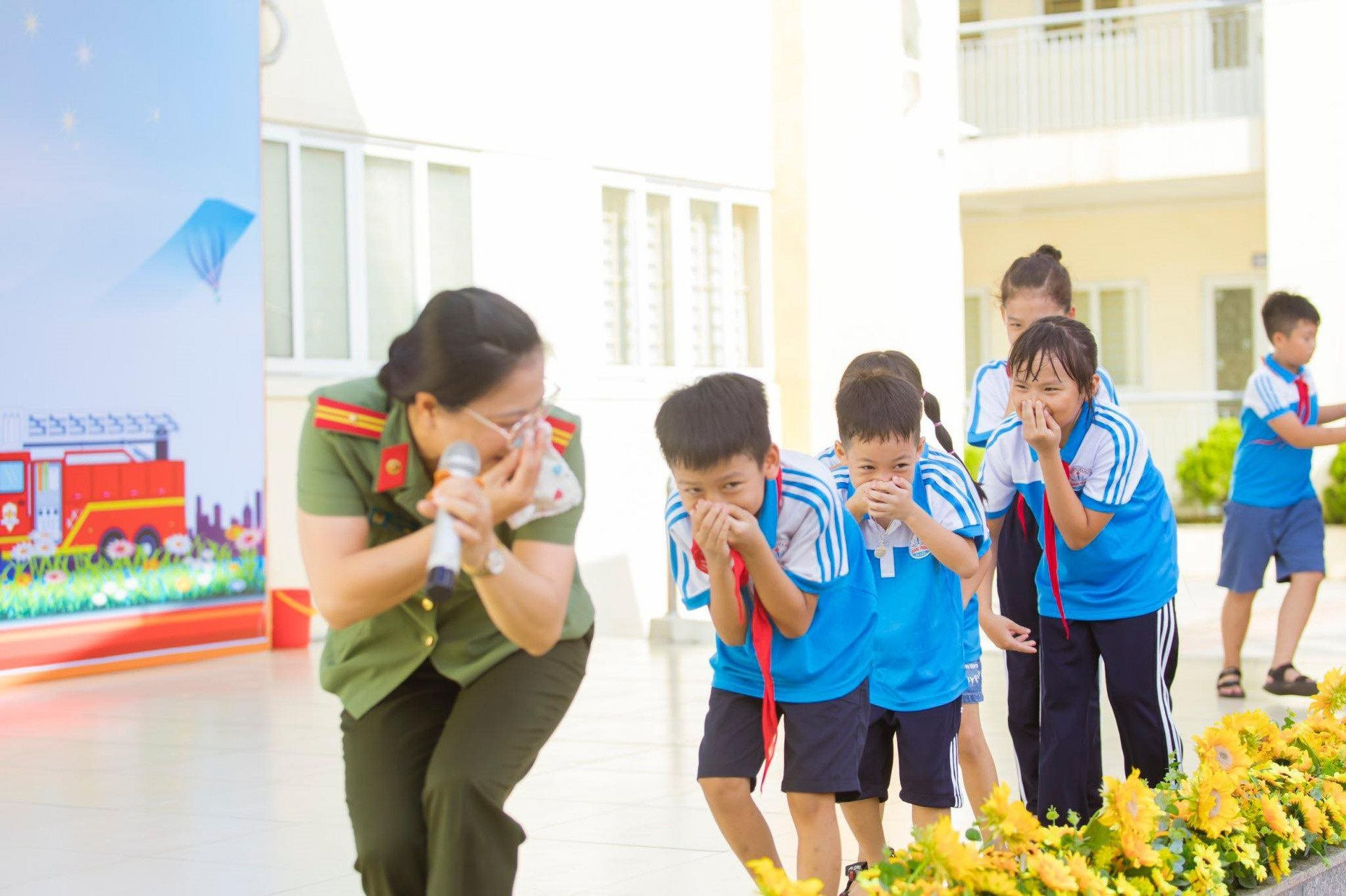 Huyện Gia Lâm: Tuyên truyền kỹ năng PCCC cho học sinh, sinh viên