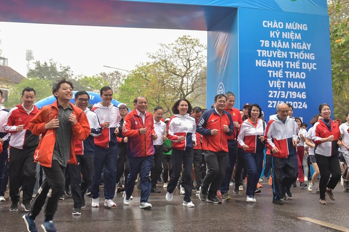 Lễ phát động Giải chạy Báo Hànộimới mở rộng lần thứ 49 - Vì hòa bình năm 2024