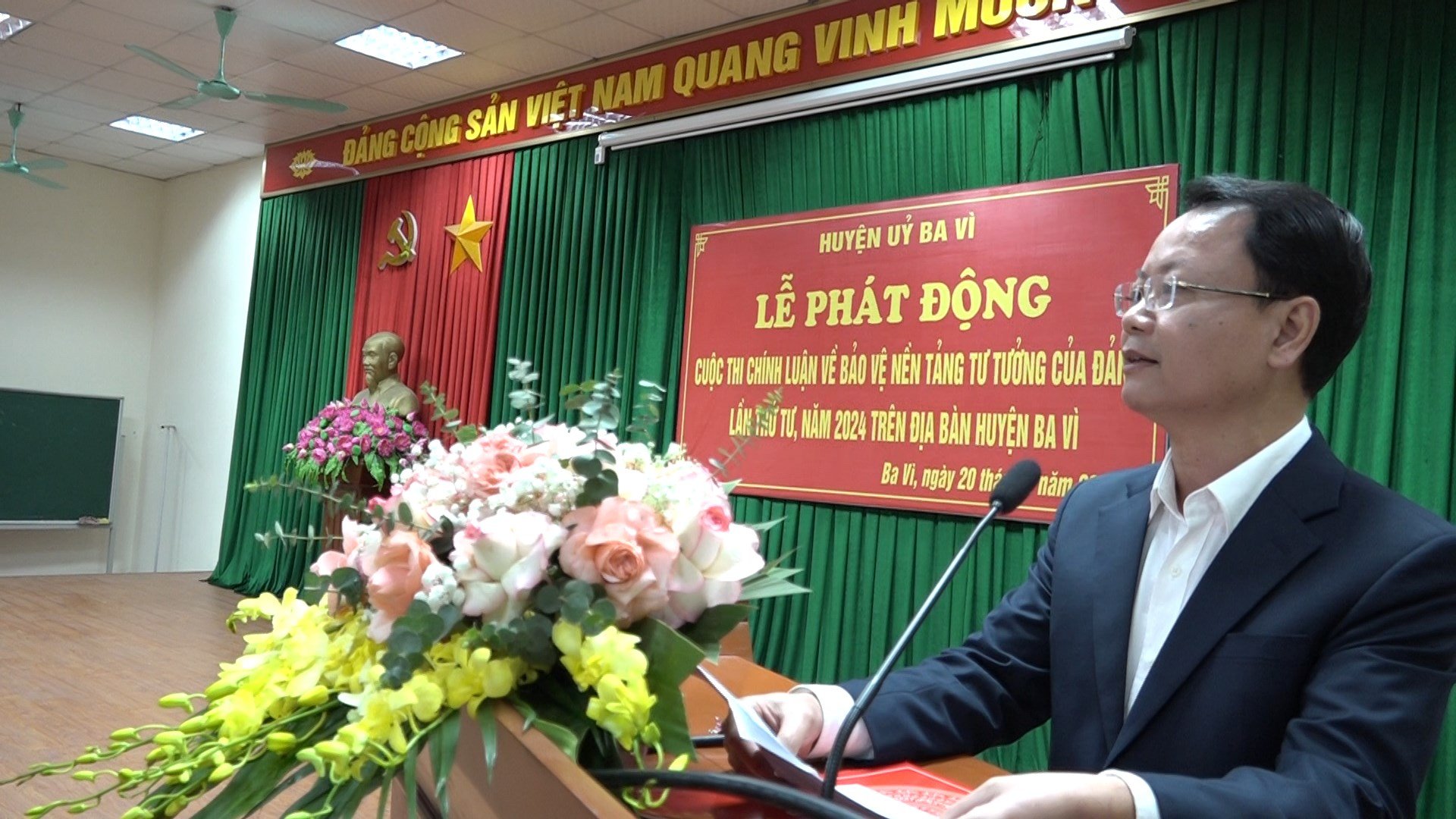 Huyện ủy Ba Vì: Phát động Cuộc thi chính luận bảo vệ nền tảng tư tưởng của Đảng lần thứ tư, năm 2024