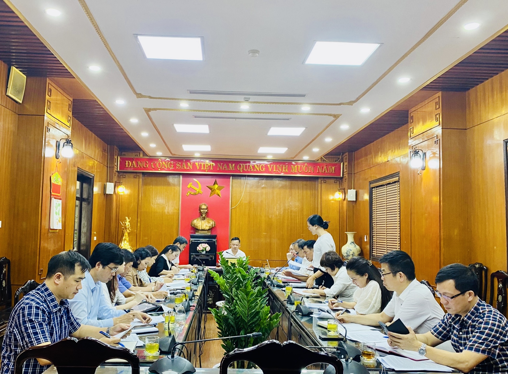Huyện Sóc Sơn giao ban đánh giá kết quả thực hiện Nghị quyết số 09-NQ/TU, quý I năm 2024
