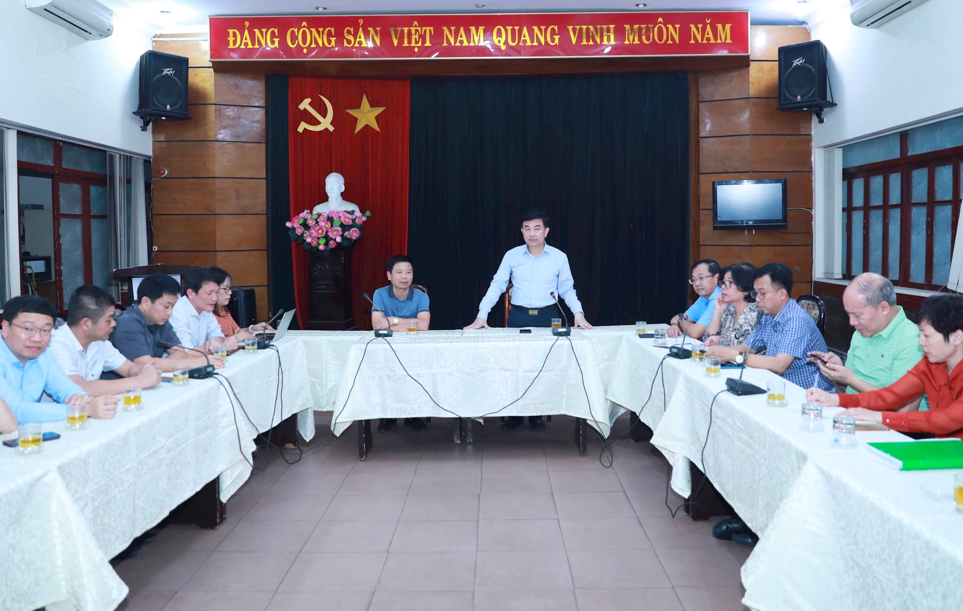 Báo Hànộimới và Báo Hà Tĩnh trao đổi kinh nghiệm