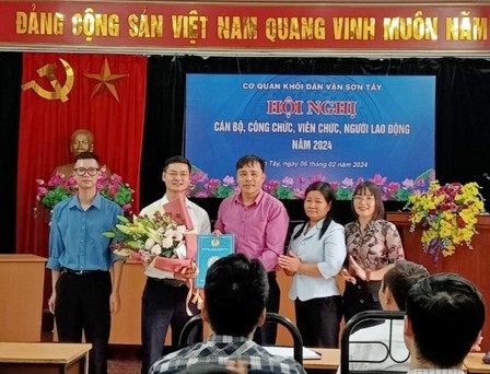 Thị xã Sơn Tây thành lập Công đoàn khối dân vận