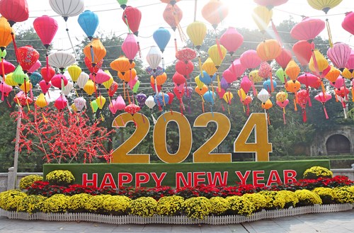 Ấn tượng không gian Tết Thành cổ xuân Giáp Thìn 2024