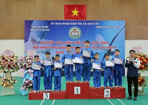 Khai mạc giải Vovinam học sinh năm học 2023 - 2024