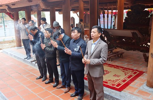 Thị xã Sơn Tây: Hoàn thành công trình tu bổ, tôn tạo di tích Quốc gia đình Sơn Trung