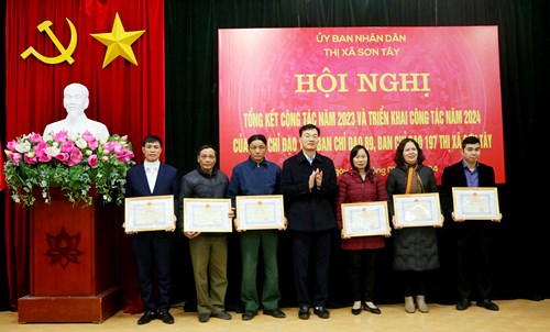 Thị xã Sơn Tây tổng kết BCĐ138, BCĐ 89, BCĐ197