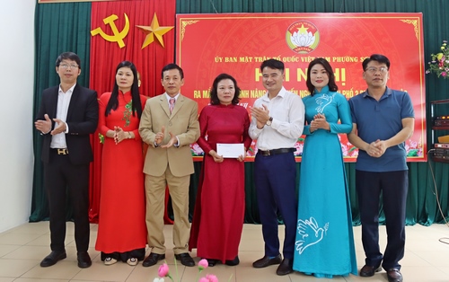 Uỷ ban MTTQ Sơn Lộc (thị xã Sơn Tây) ra mắt công trình chào mừng Đại hội đại biểu MTTQ các cấp nhiệm kỳ 2024-2029