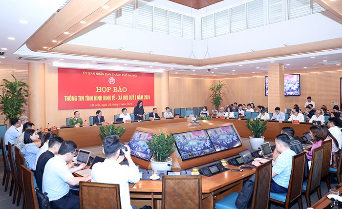 Kết quả phát triển kinh tế - xã hội thành phố Hà Nội quý I-2024