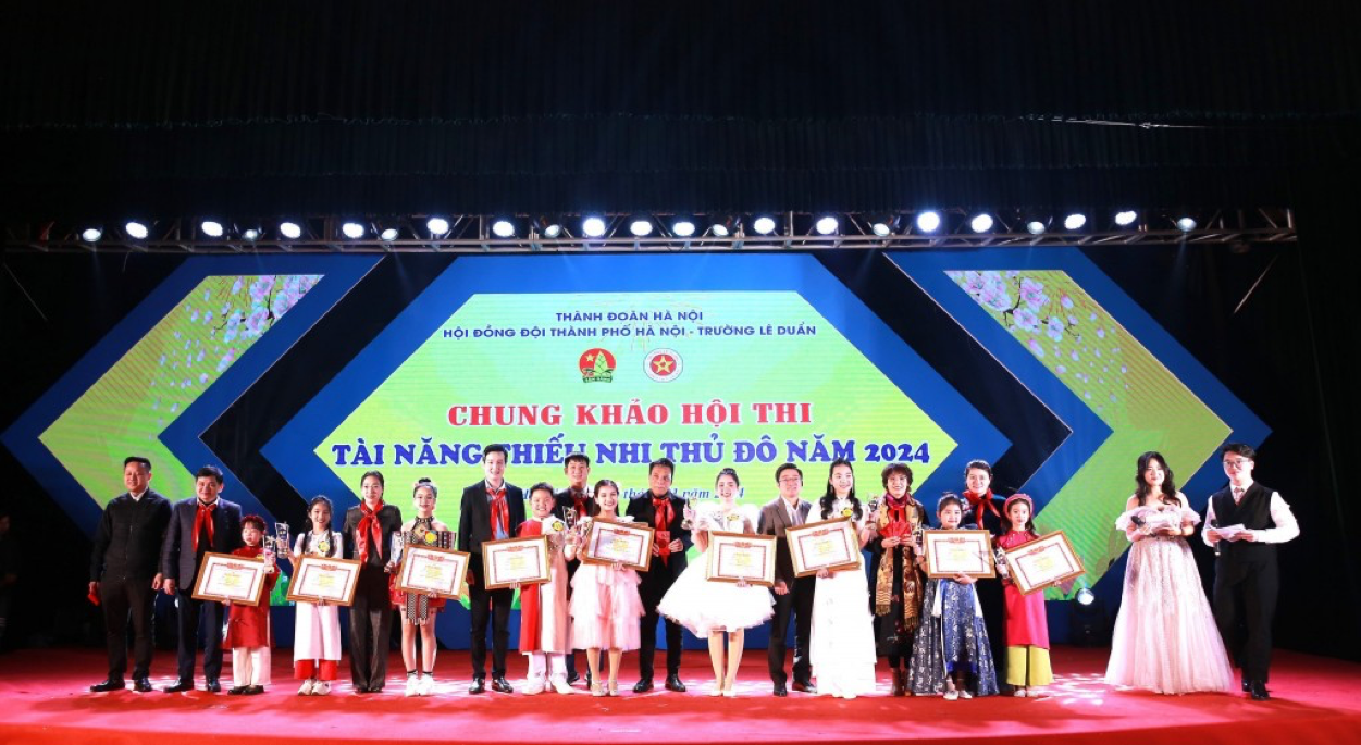 Ấn tượng, hấp hẫn Chung khảo Hội thi "Tài năng thiếu nhi Thủ đô" năm 2024 