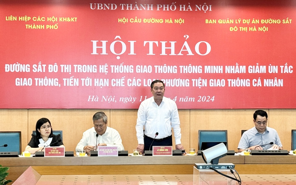 Hội thảo “Đường sắt đô thị trong hệ thống giao thông thông minh nhằm giảm ùn tắc giao thông, tiến tới giảm phương tiện giao thông cá nhân”