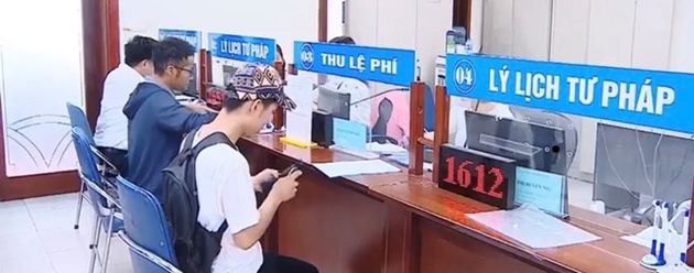 Thí điểm cấp phiếu lý lịch tư pháp trên ứng dụng VNeID