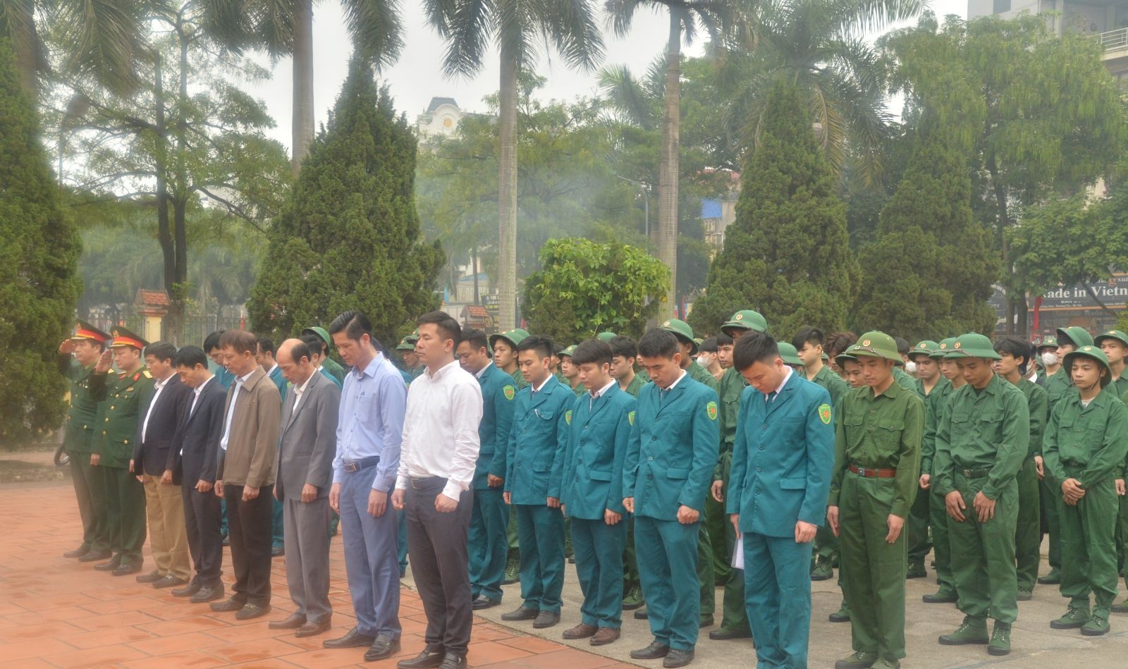Huyện Thường Tín gặp mặt, động viên thanh niên nhập ngũ 2024