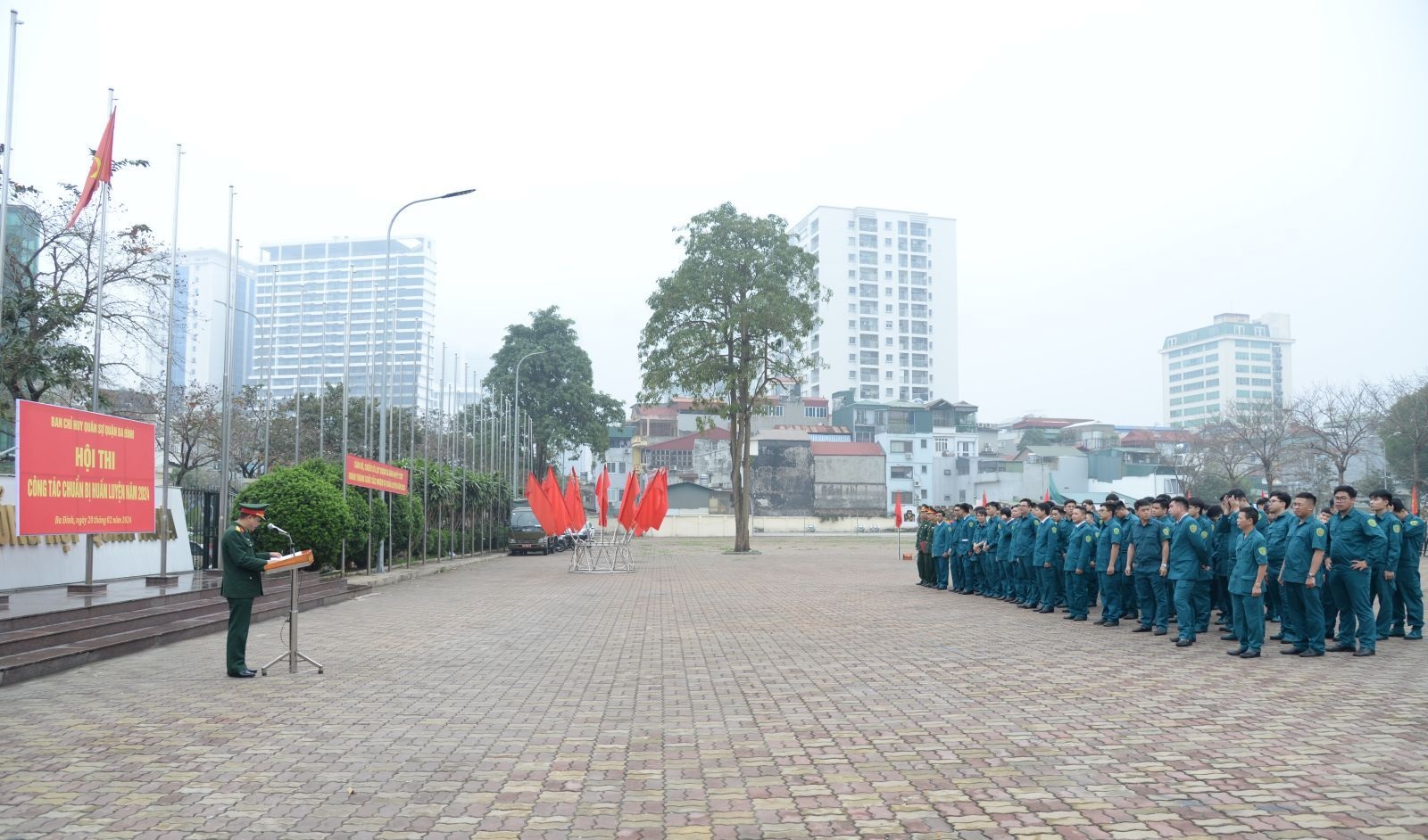 Hội thi công tác chuẩn bị huấn luyện năm 2024: Nâng cao chất lượng công tác huấn luyện