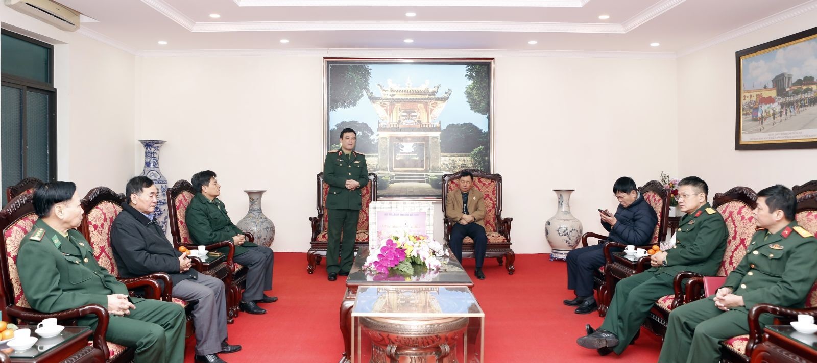Lãnh đạo Bộ Tư lệnh Thủ đô thăm, chúc Tết Hội Cựu chiến binh thành phố