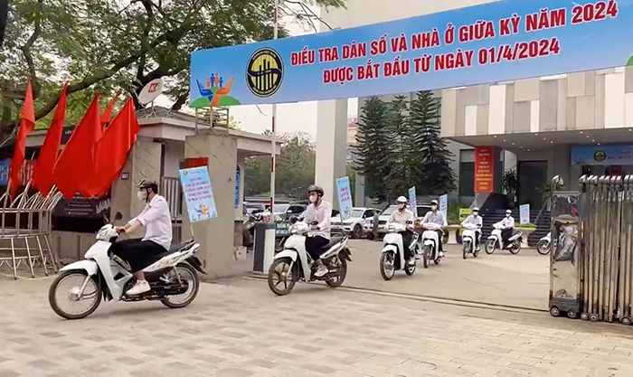 Ra quân Điều tra dân số và nhà ở giữa kỳ năm 2024
