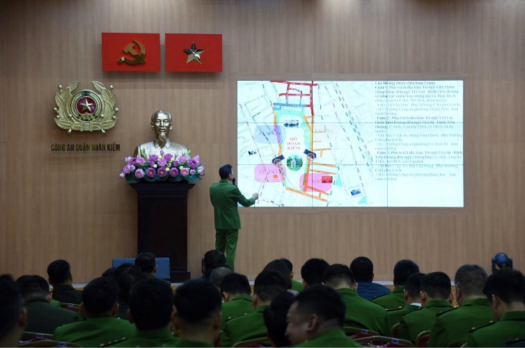 Công an quận Hoàn Kiếm: Triển khai phương án bảo vệ trận địa pháo hoa lớn nhất Thủ đô