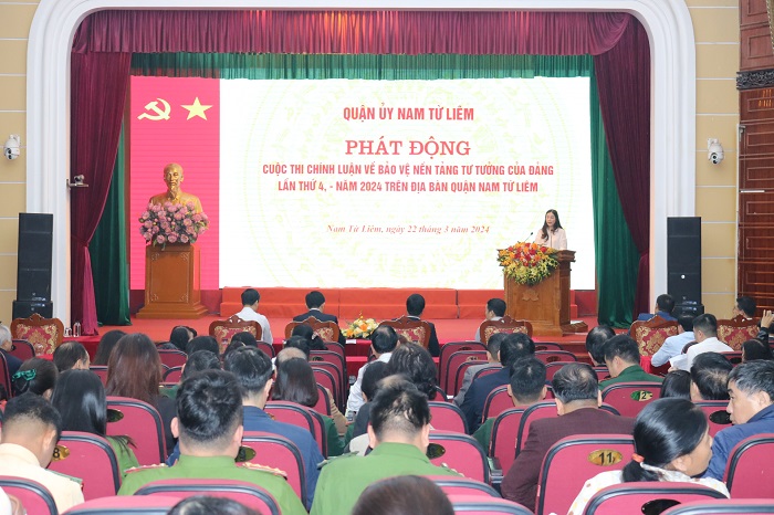 Bảo vệ nền tảng tư tưởng của Đảng: Quận Nam Từ Liêm phát động cuộc thi chính luận lần thứ tư năm 2024