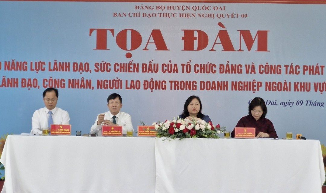 Huyện Quốc Oai: Nâng cao năng lực của tổ chức Đảng trong doanh nghiệp ngoài Nhà nước