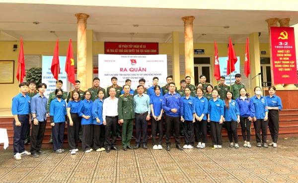 Ra quân Ngày hoạt động cao điểm “Tình nguyện chung tay xây dựng nông thôn mới” và “Ngày chủ nhật xanh” lần thứ nhất năm 2024