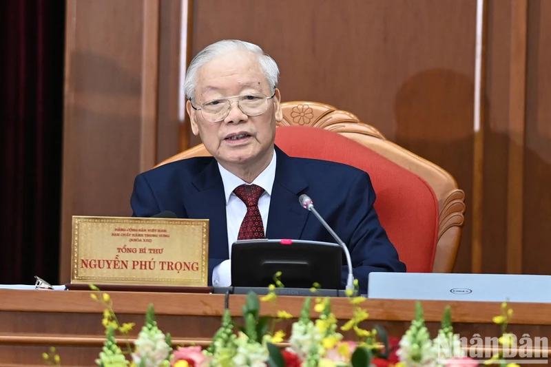 Phát biểu của Tổng Bí thư Nguyễn Phú Trọng khai mạc hội nghị lần thứ chín ban chấp hành trung ương Đảng khóa XIII