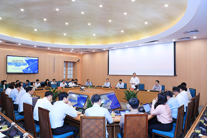 Hà Nội và Khánh Hòa trao đổi kinh nghiệm, chia sẻ những cách làm hiệu quả trong thực hiện Đề án 06/Chính phủ