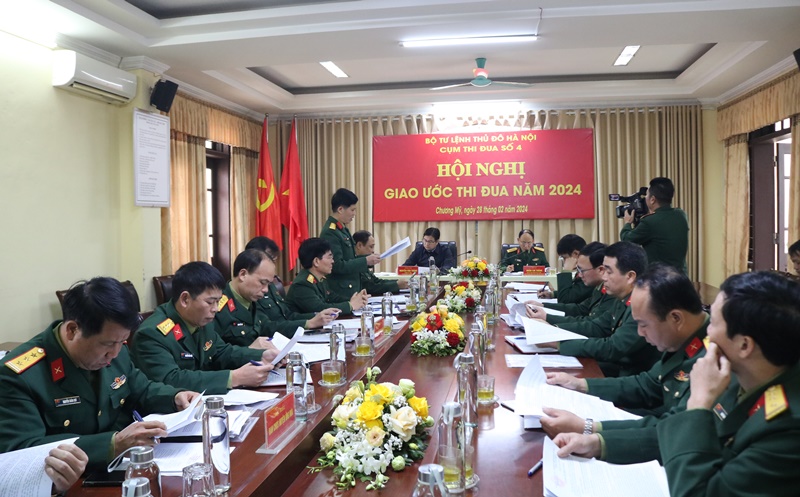 Cụm thi đua số 4 - Bộ Tư lệnh Thủ đô: Đổi mới, sáng tạo trong thi đua tạo dấu ấn tích cực