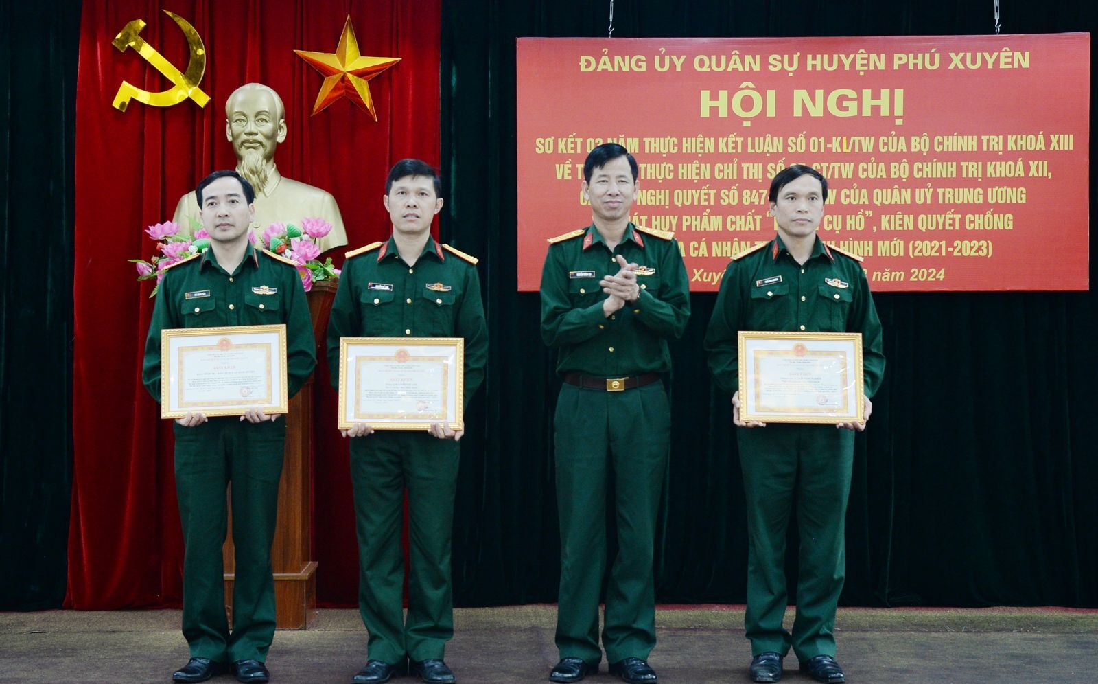 Phát huy những giá trị, phẩm chất Bộ đội Cụ Hồ, sẵn sàng nhận và hoàn thành tốt nhiệm vụ được giao