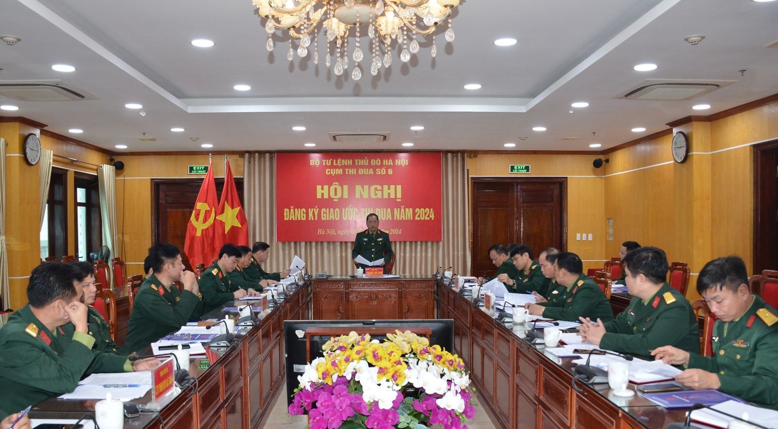Giữ vững đoàn kết, mẫu mực nêu gương, tăng cường kỷ cương, tích cực chủ động, đổi mới sáng tạo, hoàn thành xuất sắc nhiệm vụ
