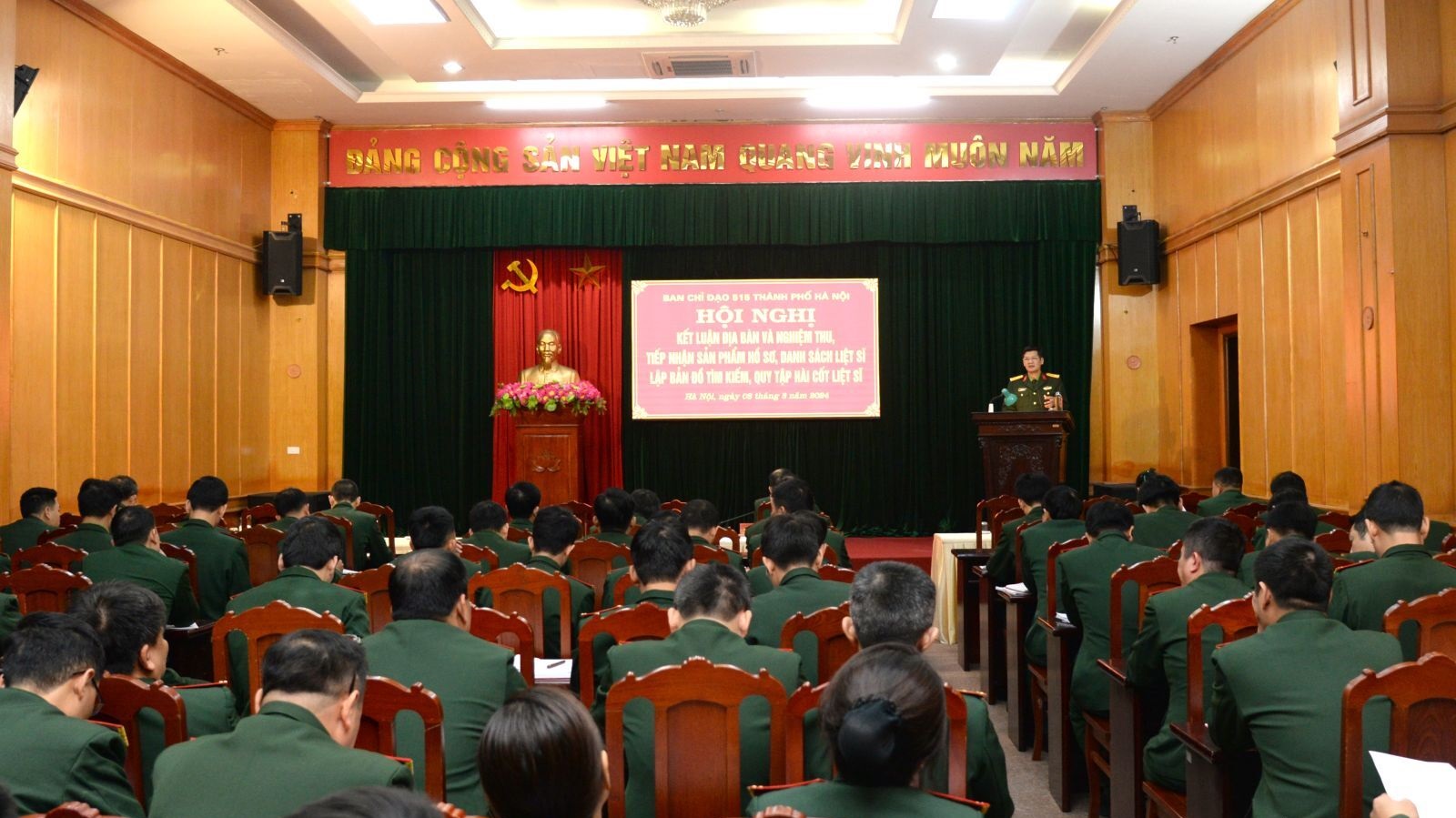 Hoàn thành kết luận địa bàn, lập bản đồ tìm kiếm quy tập hài cốt liệt sĩ
