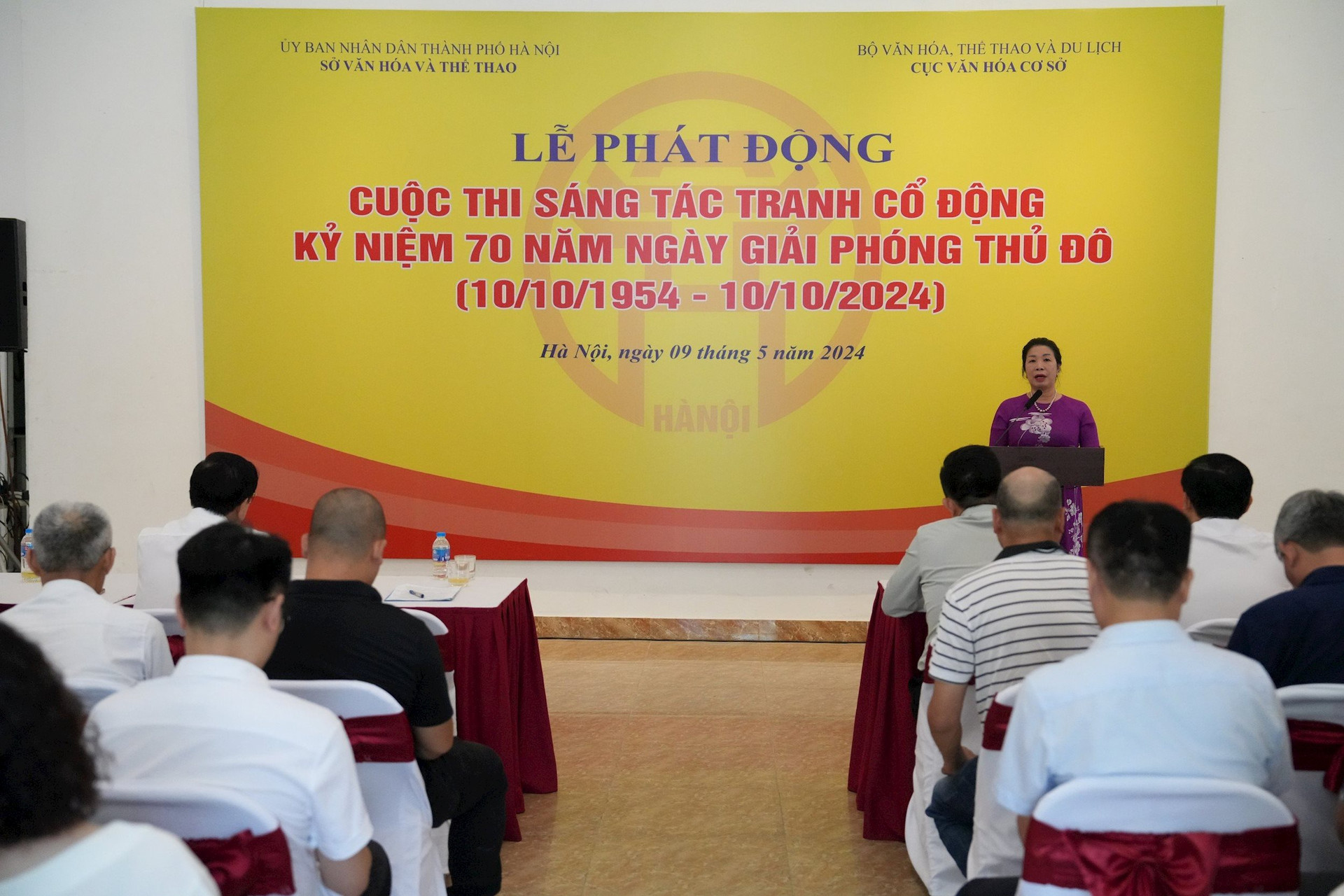 Phát động sáng tác tranh cổ động tuyên truyền về truyền thống văn hiến, lịch sử hào hùng, thành tựu của Thủ đô