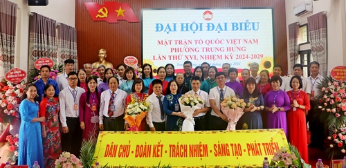 Đại hội MTTQ phường Trung Hưng (thị xã Sơn Tây) lần thứ XVI nhiệm kỳ 2024-2029: Đoàn kết - Phát triển