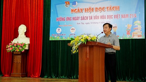 Sôi nổi chương trình hưởng ứng Ngày Sách và Văn hóa Đọc Việt Nam tại Sơn Tây