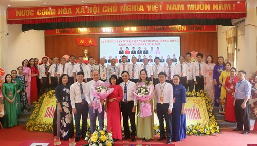 Đại hội MTTQ phường Quang Trung lần thứ XV nhiệm kỳ 2024-2029: Đổi mới, thúc đẩy tăng trưởng bền vững