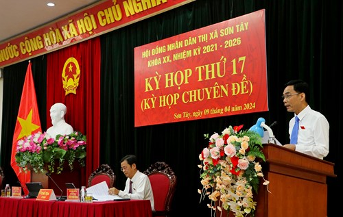 HĐND thị xã Sơn Tây tập trung thảo luận về sắp xếp dơn vị hành chính cấp xã