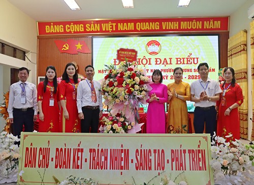 Đại hội đại biểu MTTQ phường Trung Sơn Trầm (thị xã Sơn Tây) lần thứ XI, nhiệm kỳ 2024-2029: Dân chủ - Đoàn kết - Trách nhiệm - Sáng tạo - Phát triển