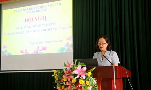 Thị xã Sơn Tây chung tay "Vì biển đảo Việt Nam": Mục tiêu ủng hộ 830 triệu đồng năm 2024