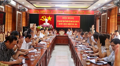 Hội nghị lần thứ 17 Ủy ban MTTQ thị xã Sơn Tây: Xem xét một số nội dung thuộc thẩm quyền