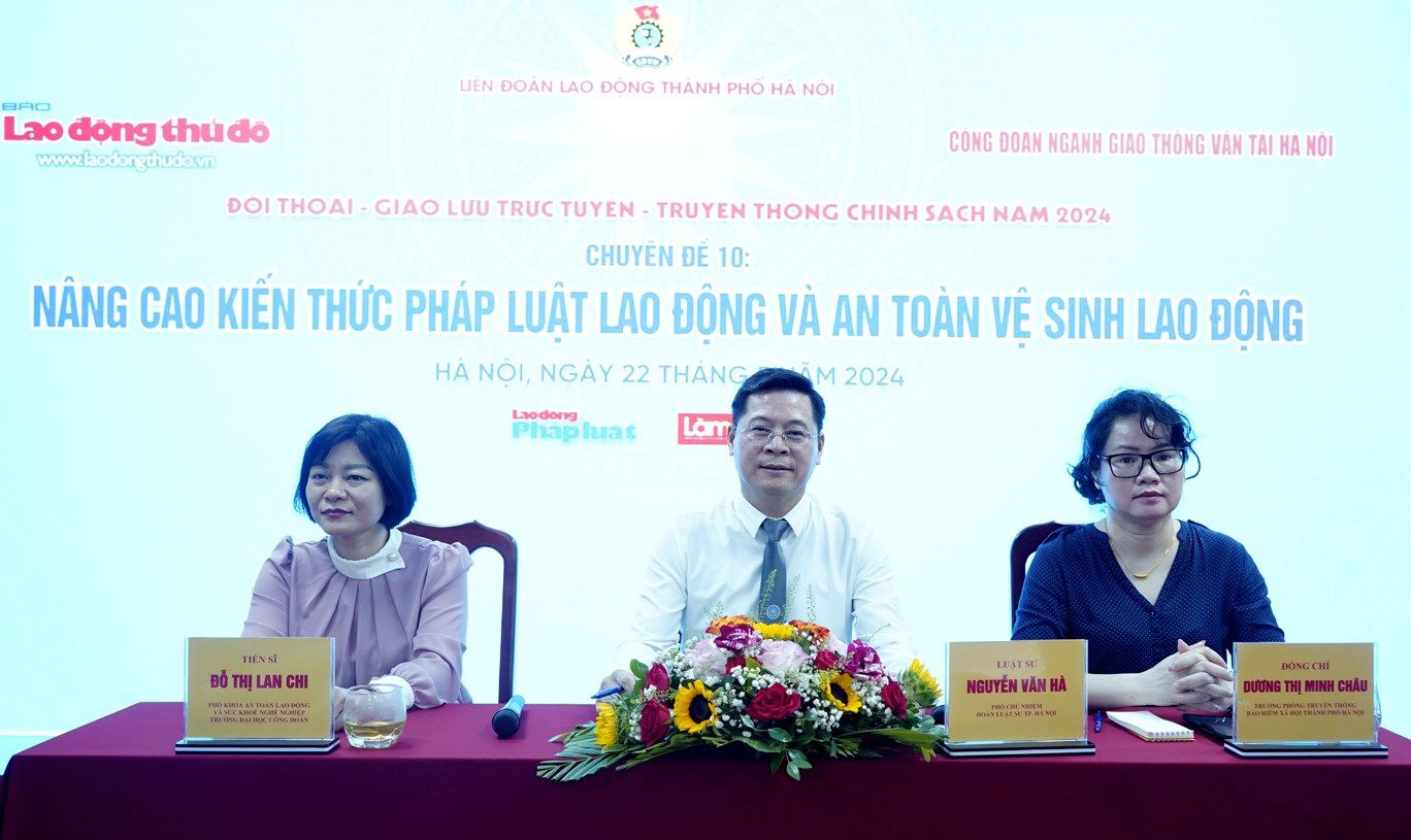 Phổ biến, giáo dục nâng cao kiến thức pháp luật lao động và an toàn vệ sinh lao động trong ngành giao thông vận tải