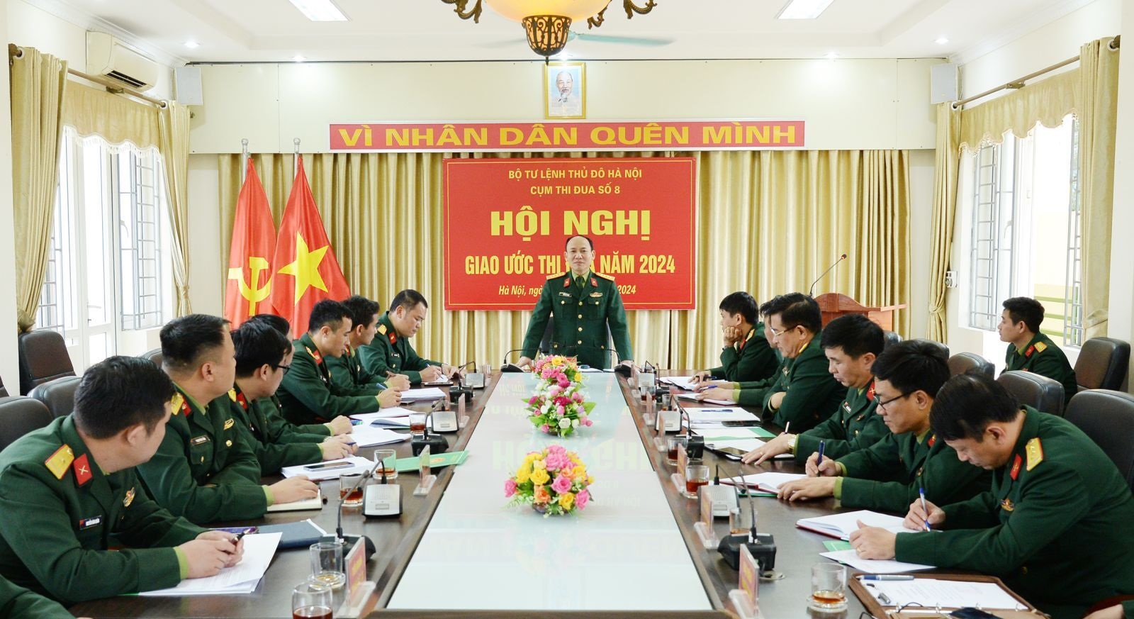 Cụm thi đua số 8, Bộ Tư lệnh Thủ đô triển khai Phong trào Thi đua Quyết thắng