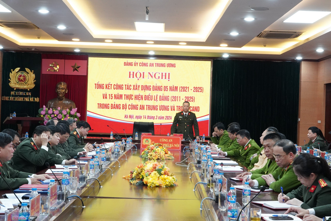 Đảng uỷ Công an thành phố Hà Nội: Siết chặt kỷ luật, kỷ cương trên các mặt công tác.