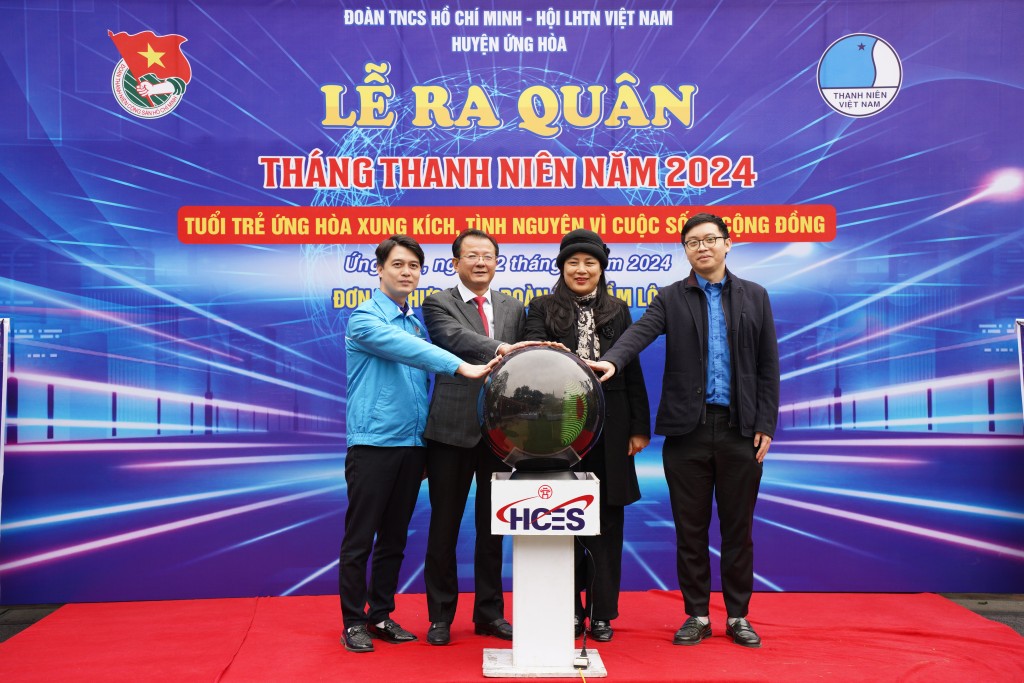 Tháng Thanh niên năm 2024: Cống hiến và hành động của tuổi trẻ Ứng Hoà