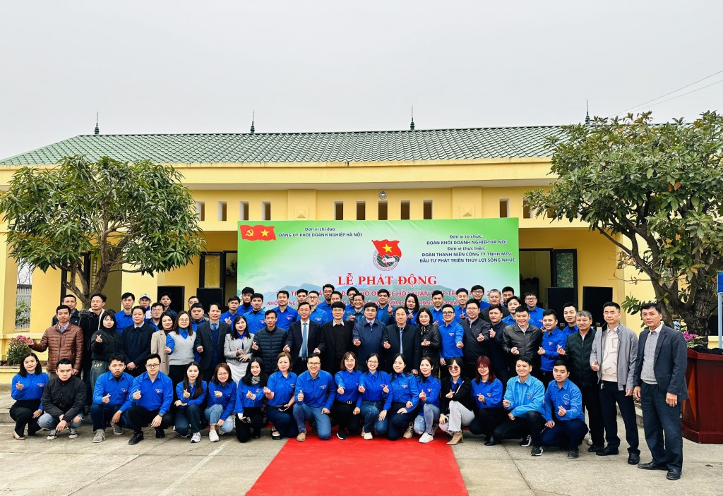 Tuổi trẻ Khối Doanh nghiệp Hà Nội phát động Tết trồng cây đời đời nhớ ơn Bác Hồ Xuân Giáp Thìn 2024