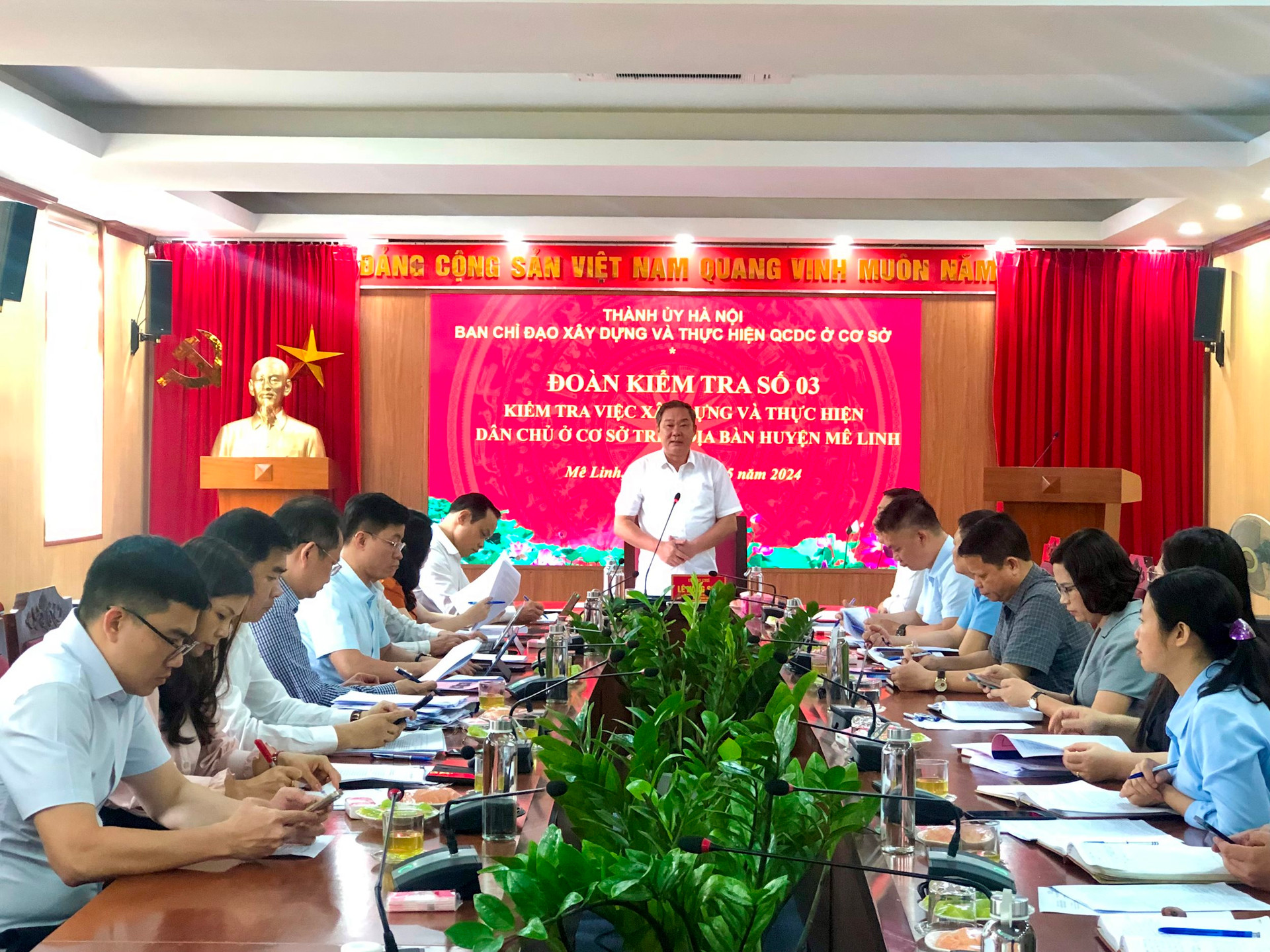 Huyện Mê Linh: Thực hiện dân chủ ở cơ sở tạo đồng thuận cao trong nhân dân